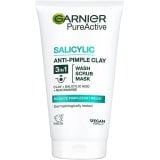Garnier Skin Naturals Pure 3 in 1 Почистващ скраб за лице
