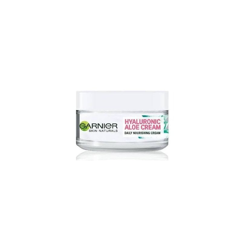 Garnier Skin Naturals Hyaluronic Aloe Подхранващ гел-крем за чувствителна и суха кожа, Размер 50 ml