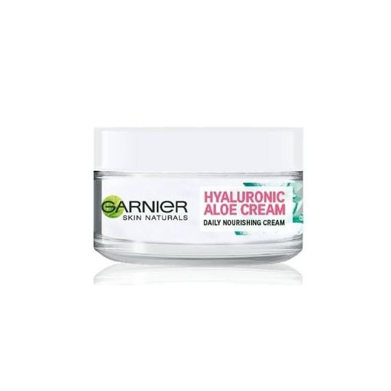Garnier Skin Naturals Hyaluronic Aloe Подхранващ гел-крем за чувствителна и суха кожа