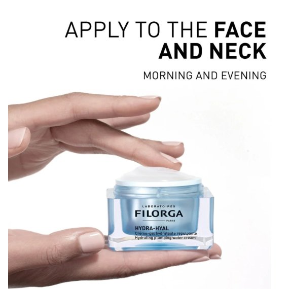 Filorga Hydra Hyal Hydrating Plumping Gel Cream Интензивен хидратиращ крем гел за лице с изглаждащ ефект