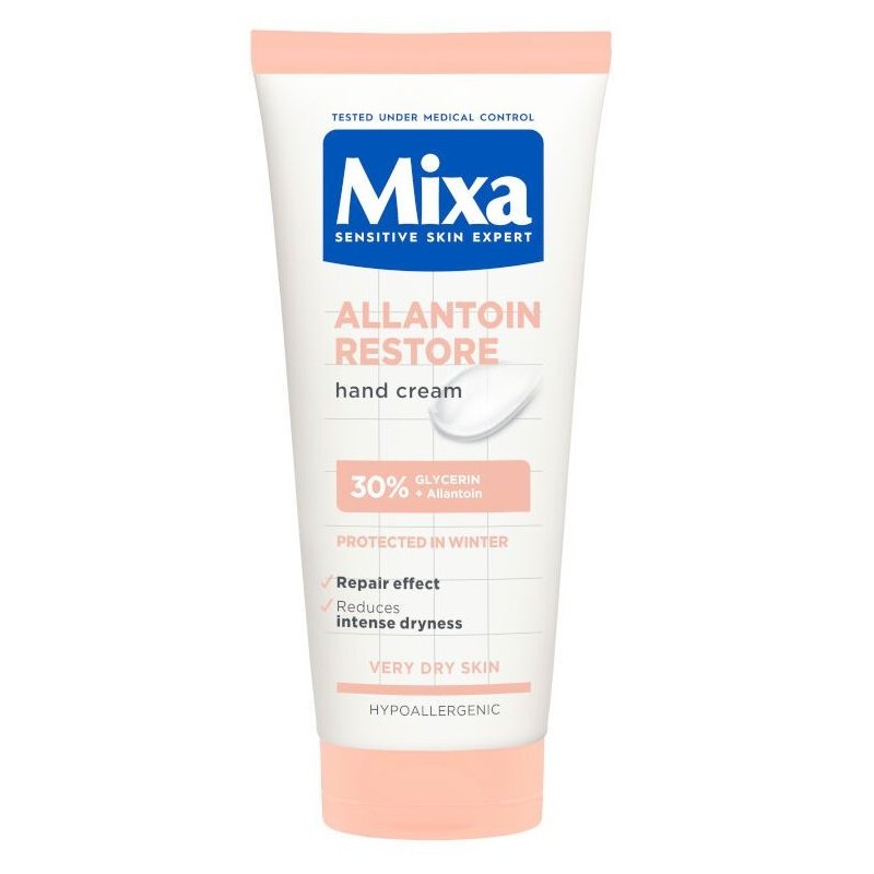 Mixa Allantoin Restore Регенериращ крем за ръце за много суха кожа, Размер 100 ml