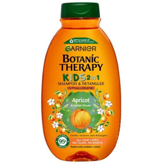 Garnier Botanic Therapy Кids Apricot 2в1 Детски шампоан и балсам за всякакъв тип коса