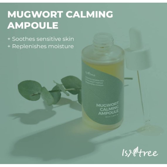 Isntree Mugwort Calming Ampoule Успокояващ серум за лице с екстракт от пелин