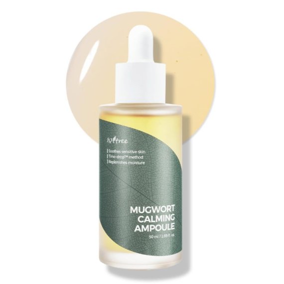 Isntree Mugwort Calming Ampoule Успокояващ серум за лице с екстракт от пелин