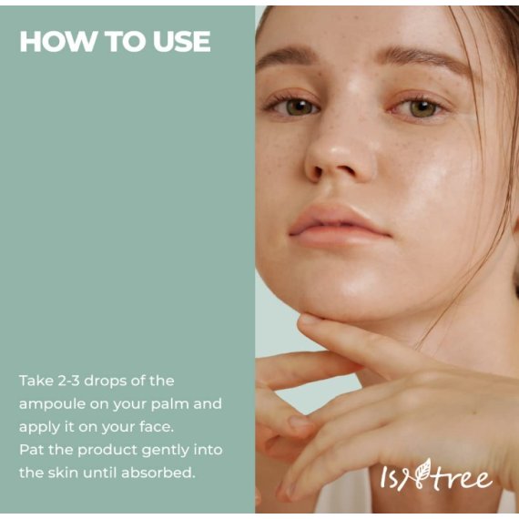 Isntree Mugwort Calming Ampoule Успокояващ серум за лице с екстракт от пелин
