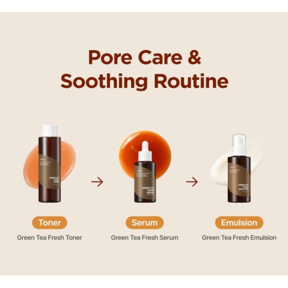 Isntree Green Tea Fresh Serum Серум за лице със зелен чай