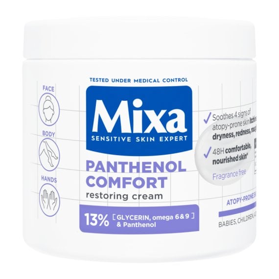 Mixa Panthenol Comfort Крем за възстановяване на защитната бариера за кожа склонна към атопия