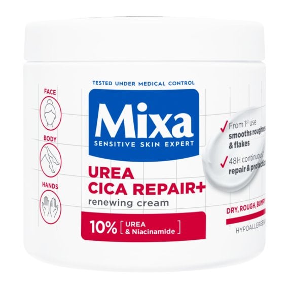 Mixa Urea Cica Repair+ регенериращ крем за груба и суха кожа