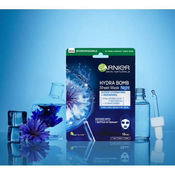 Garnier Skin Naturals Hydra Bomb Night Mask Нощна маска за лице