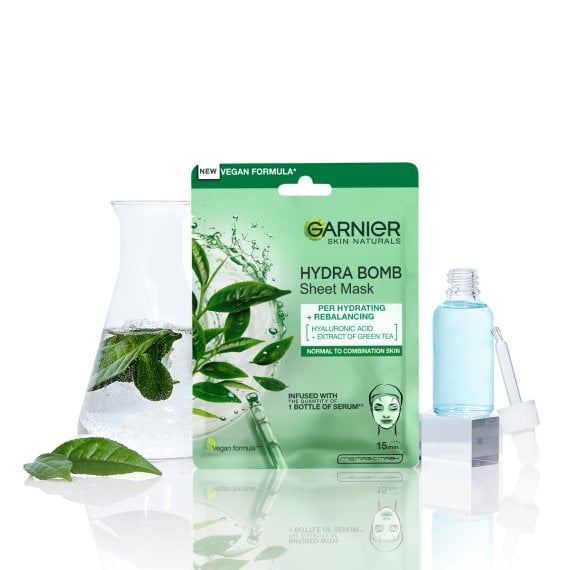 Garnier Skin Naturals Памучна маска за нормална до комбинирана кожа