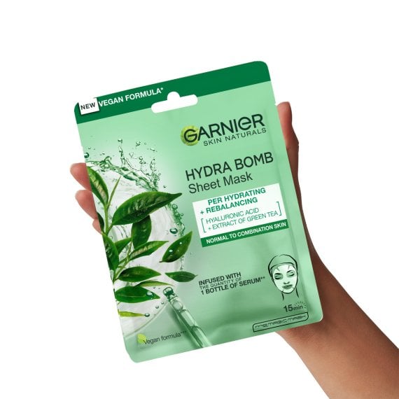 Garnier Skin Naturals Памучна маска за нормална до комбинирана кожа