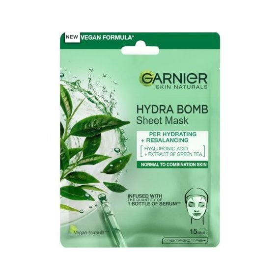 Garnier Skin Naturals Памучна маска за нормална до комбинирана кожа