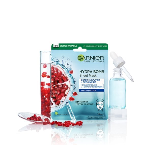 Garnier Skin Naturals Памучна маска за дехидратирана кожа