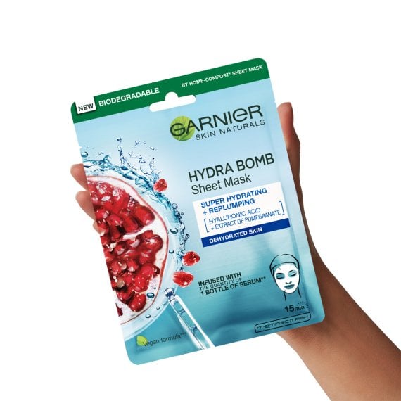 Garnier Skin Naturals Памучна маска за дехидратирана кожа