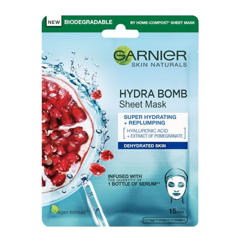 Garnier Skin Naturals Памучна маска за дехидратирана кожа