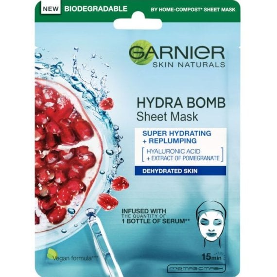 Garnier Skin Naturals Памучна маска за дехидратирана кожа