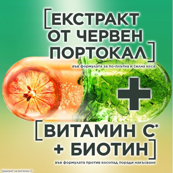 Garnier Fructis Grow Strong Vitamin Шампоан за коса