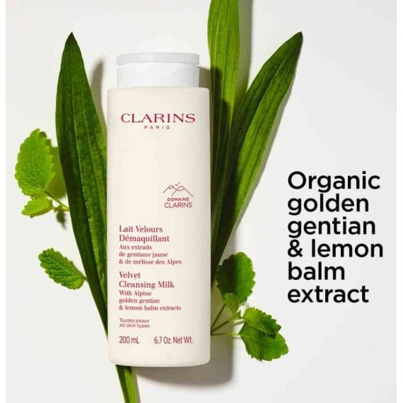 Clarins Velvet Cleansing Milk Кадифено почистващо мляко за лице