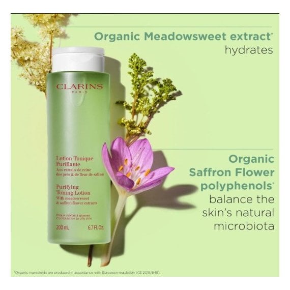 Clarins Purifying Toning Lotion Почистващ тоник за мазна кожа без опаковка