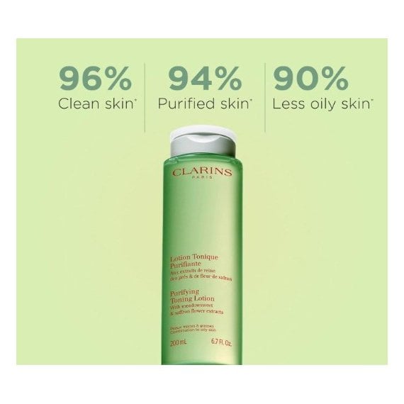 Clarins Purifying Toning Lotion Почистващ тоник за мазна кожа без опаковка