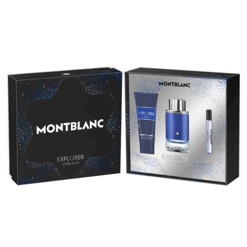 Mont Blanc Explorer Ultra Blue Подаръчен комплект за мъже