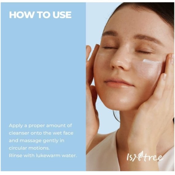 Isntree Hyaluronic Acid Low-pH Cleansing Foam почистваща пяна за лице с ниско рН