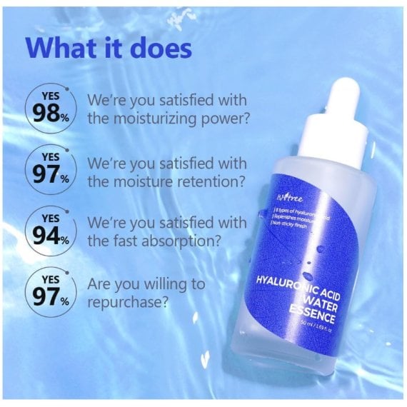 Isntree Hyaluronic Acid Water Essence водна есенция за лице с хиалуронова киселина