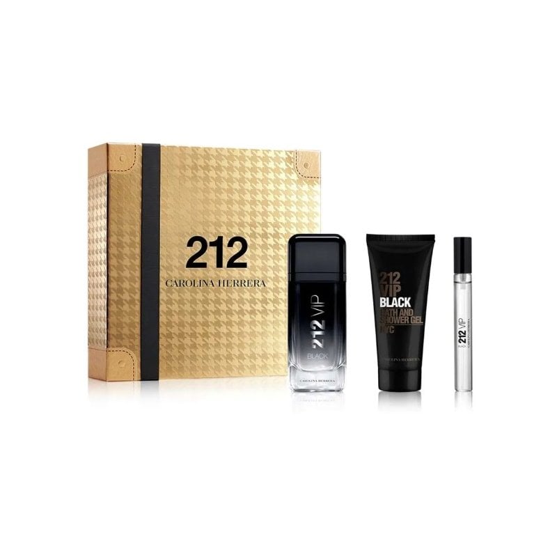 Carolina Herrera 212 Vip Black Подаръчен комплект за мъже