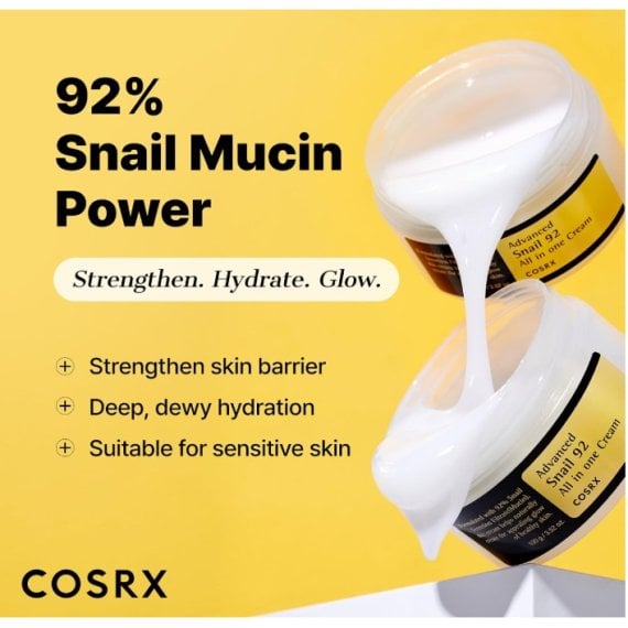 Cosrx Advanced Snail 92 All In One Cream крем за лице с филтрат от охлювен секрет