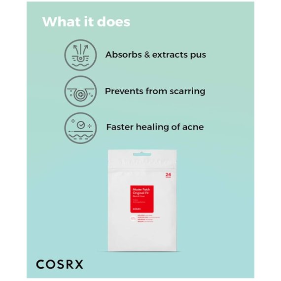 Cosrx AC Collection Master Patch пачове за проблемна кожа с азиатска центела