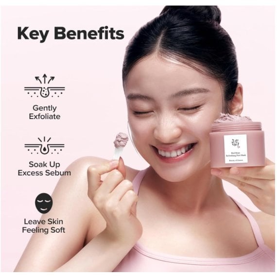 Beauty of Joseon Red Bean Refreshing Pore Mask Освежаваща почистваща маска за лице с червен боб