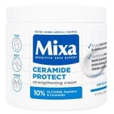 Mixa Ceramide Protect Укрепващ крем за лице, тяло и ръце за много суха кожа