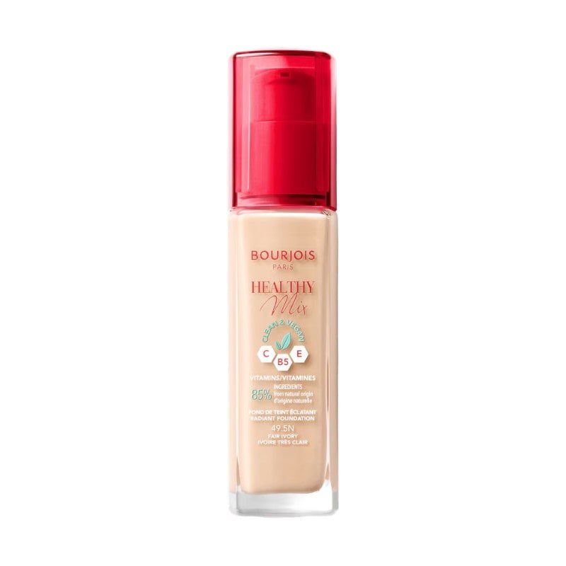 Bourjois Healthy Mix Clean & Vegan Foundation Фон дьо тен, Размер 49.5N Fair Ivory