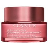 Clarins Multi-Active Nuit Нощен възстановяващ крем за фини сухи линии за всеки тип кожа