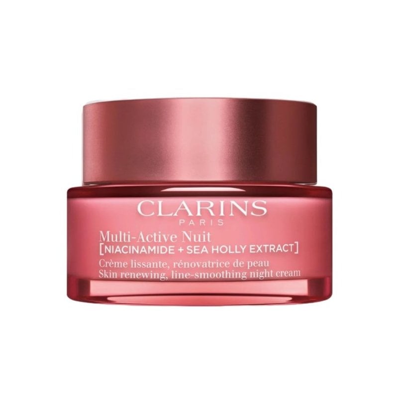 Clarins Multi-Active Nuit Нощен възстановяващ крем за фини сухи линии за всеки тип кожа