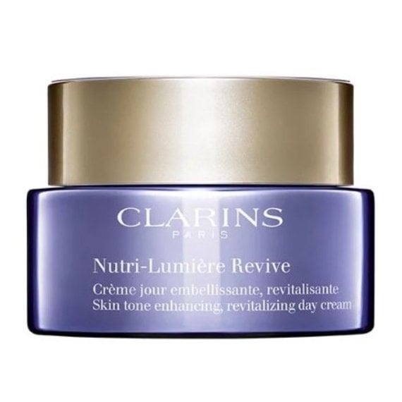 Clarins Nutri Lumiere Revive Дневен ревитализиращ и регенериращ крем против бръчки за зряла кожа