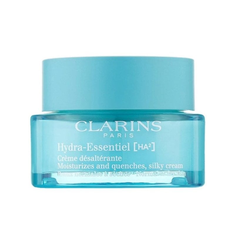 Clarins Hydra Essentiel [HA²] Silky Day Cream Овлажняващ стягащ дневен крем за лице с хиалуронова киселина