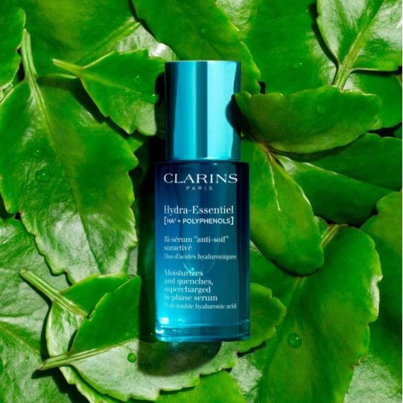 Clarins Hydra-Essentiel [HA²+ Polyphenols] Bi-Phase Serum Двуфазен серум за лице