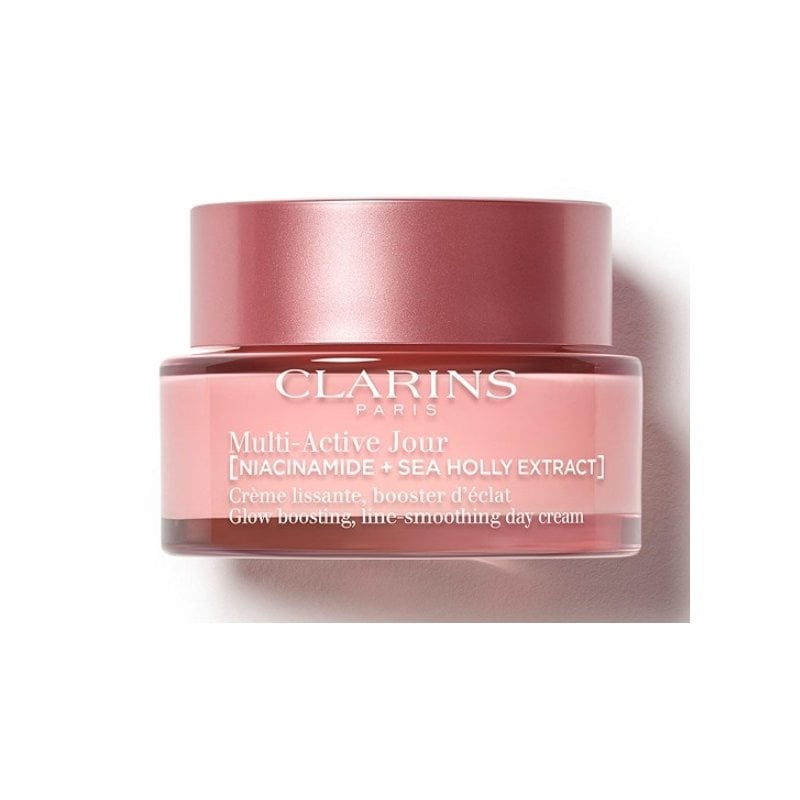 Clarins Multi-Active Jour Glow Boosting Line-Smoothing Day Cream for Dry Skin Озаряващ изглаждащ бръчките крем за лице за суха к