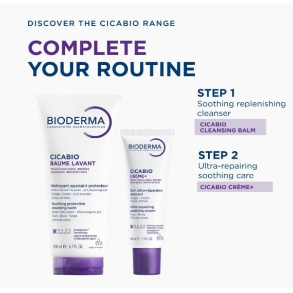 Bioderma Cicabio Soothing Repair Cream Възстановяващ крем за раздразнена кожа