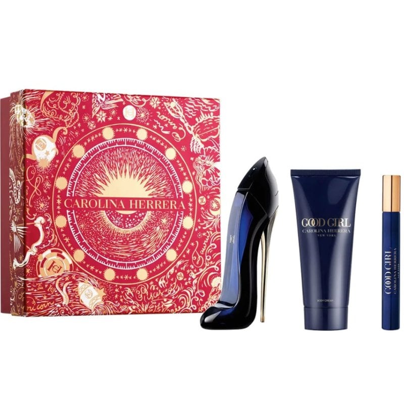 Carolina Herrera Good Girl Подаръчен комплект за жени, Размер EDP 80 ml + 100 ml лосион за тяло + EDP 10 ml