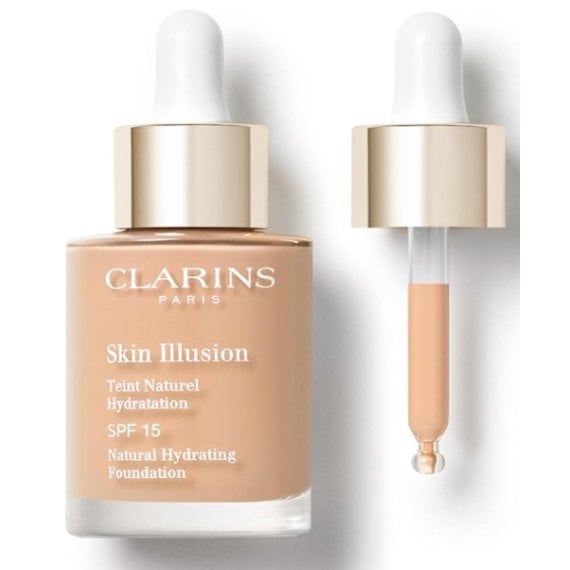 Clarins Skin Illusion Natural Hydrating Foundation SPF 15 Фон дьо тен