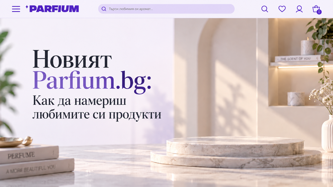 Новият Parfium.bg: Как да намериш любимите си продукти