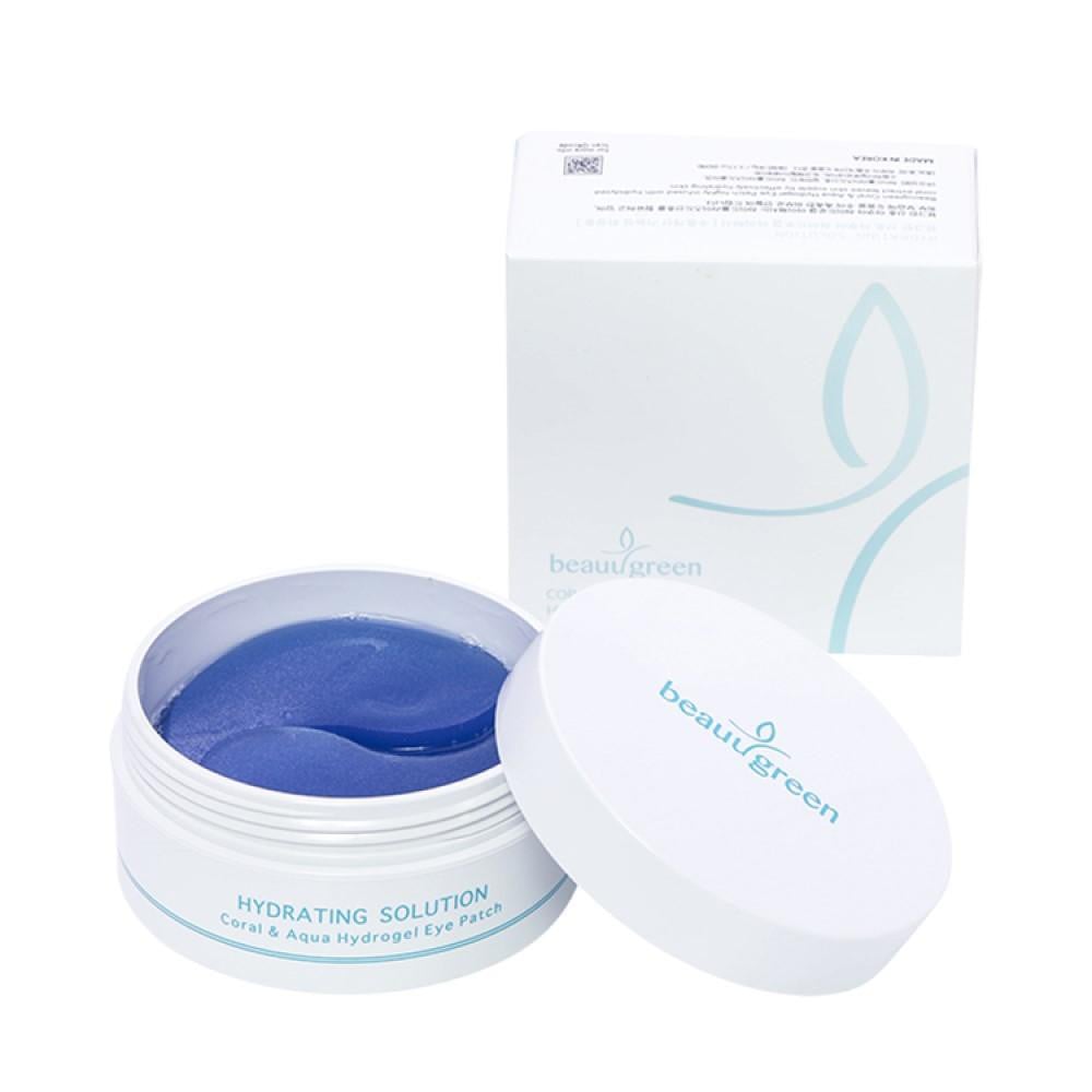 Beauugreen Coral & Aqua Hydrogel Eye хидрогелни пачове за очи с корал и морска вода