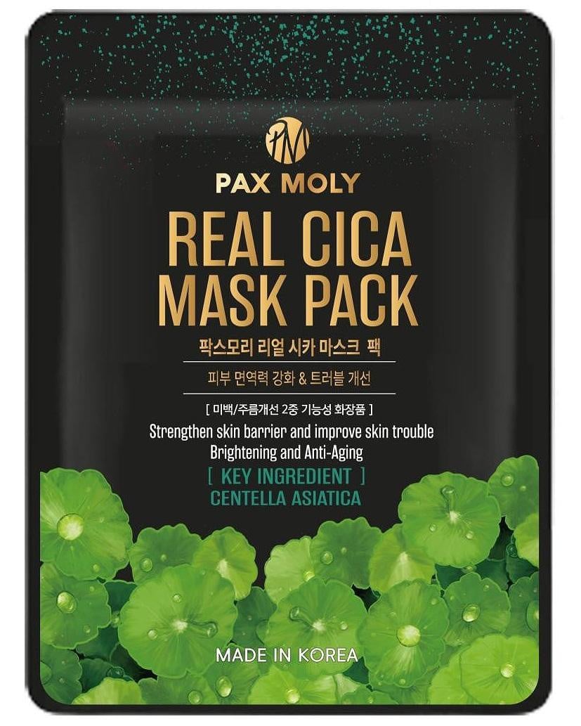 Pax Moly Real Cica Mask Pack Маска за лице с азитска центела