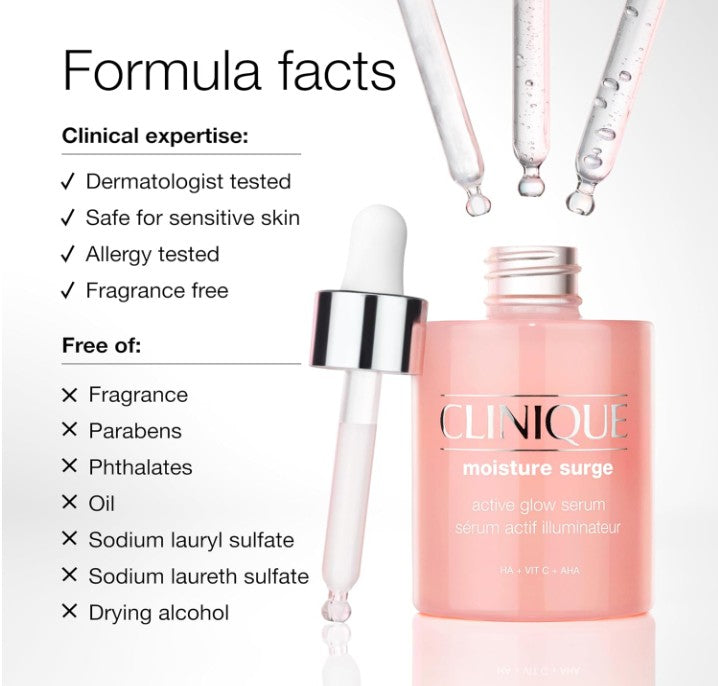 Clinique Moisture Surge Active Glow Serum Серум за лице