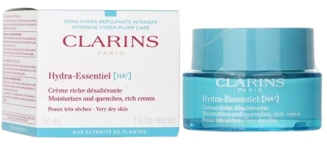 Clarins Hydra-Essentiel HA2 Rich Day Cream Богат овлажняващ крем за лице