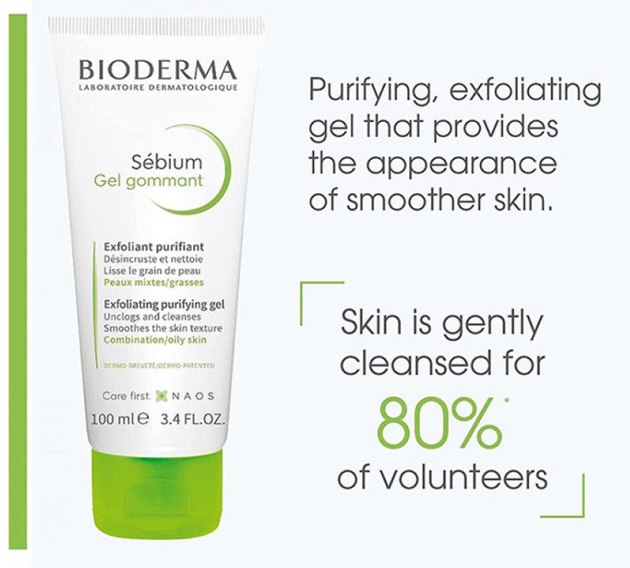 Bioderma Sеbium Gel Gommant Ексфолиращ гел за лице
