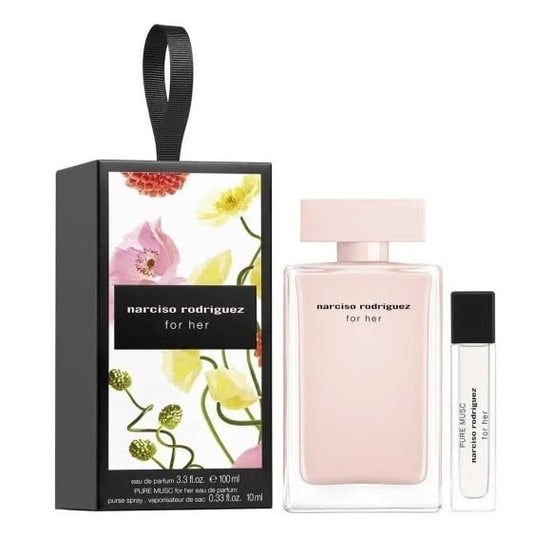 Narciso Rodriguez for Her с подарък миниатюра Narciso Rodriguez Pure Musc for Her