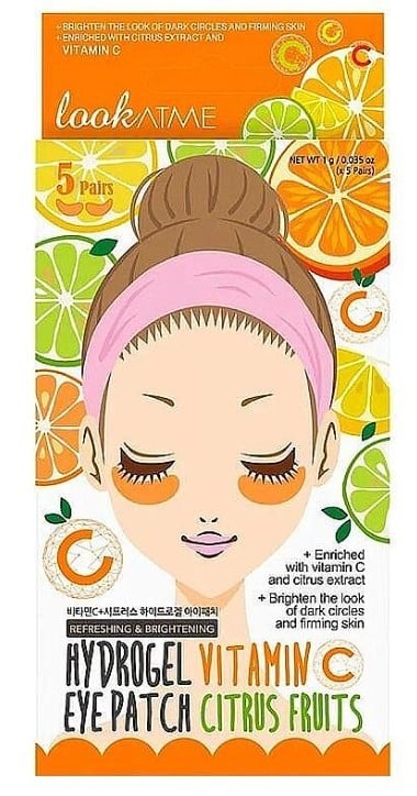 LOOKATME Hydro Gel Eye Patch Vitamin C and Citrus Пачове за очи от хидрогел с цитрусови плодове и витамин С